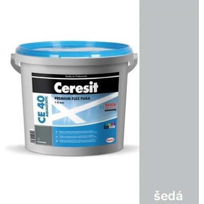 Ceresit CE 40 Šedá 07 Aquastatic škárovacia hmota 2 kg, šedá