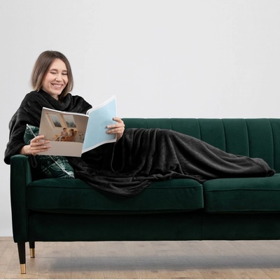 DecoKing Lazy černá 150 x 180 cm