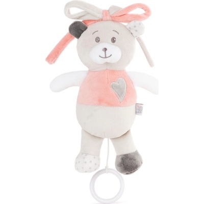 Tedsy Плюшена латерна Tedsy - Мече розово, 21 cm (98156)