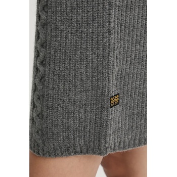 G-Star RAW Вълнена рокля G-Star Cable loose knit (D27217.D770)