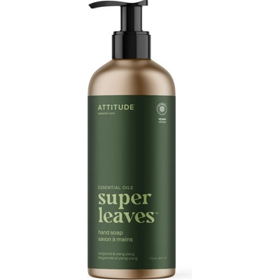 Attitude Super Leaves přírodní mýdlo na ruce Bergamot & Ylang Ylang 473 ml