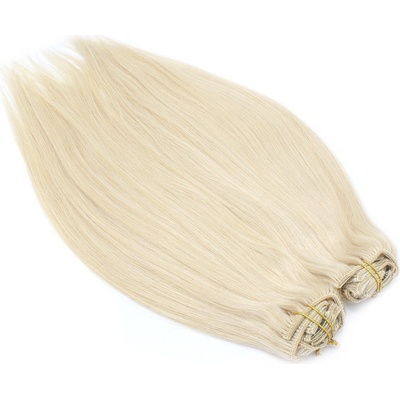 Deluxe clip in sada 50cm platinová blond