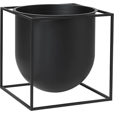 Audo Кашпа Kubus на стойка 23 см черна (71070-000573)