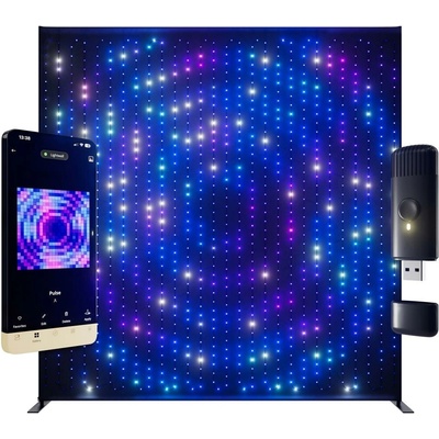 Twinkly Twinkly TWDJ1120STP-BEU - LED RGBW Vonkajší závěs 1120xLED 2,6x2,7 m IP44 Wi-Fi TW0073