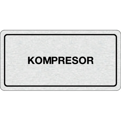 Nalepovací cedulka na dveře - Kompresor