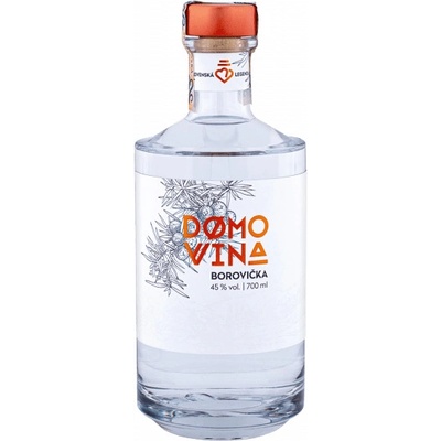 Domovina Borovička 0,7 l (čistá fľaša)