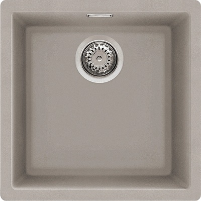 Кухненска мивка за монтаж в плот smeg vzp45dv, 46 см (vzp45dv)