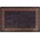 Килим, миещ се, черно и златно, 80x150 см, противоплъзгащ