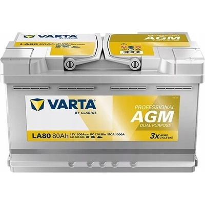 Varta Professional Dual Purpose AGM 12V 80Ah 800A 840 080 080