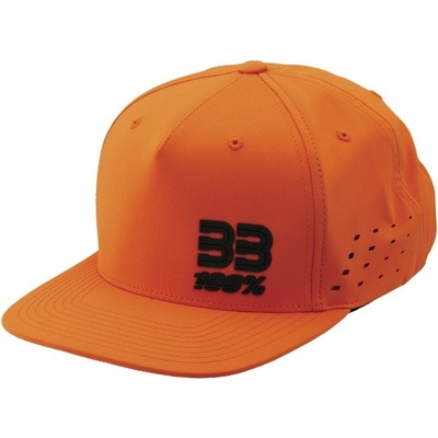 100% BB33 DRIVE Snapback oranžová