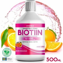 Vitateka Biotín 10 000 mikrogramov 500 ml