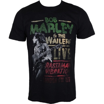 ROCK OFF мъжка тениска Bob Marley - Rastaman Vibration - ROCK OFF - BMATTRTW01MB