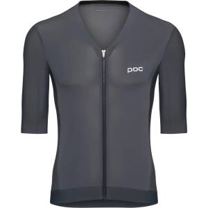 POC Мъжка фланелка с къс ръкав за колоездене POC Raceday S/S Jersey Cycling jersey - Sylvanite Grey (056-4247-0212)