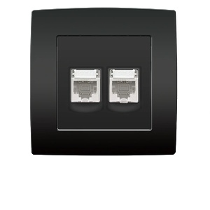 ELMARK City КОМПЮТЪРЕН КОНТАКТ rj45- ДbОЕН АНТРАЦИТ (193711)