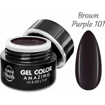 NANI UV gél Amazing Line Brown Purple 5 ml