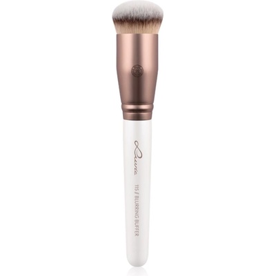 Luvia Cosmetics Prime Vegan Blurring Buffer четка за пудра и грим 115 (Pearl White / Metallic Coffee Brown)