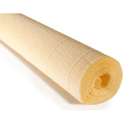Italský krepový papír Cartotecnica Rossi 180g (50 x 250cm) - krémová 577