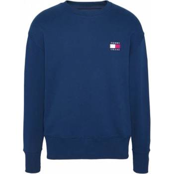 Tommy Hilfiger TOMMY JEANS tmavě modrá mikina TJM TOMMY BADGE CREW