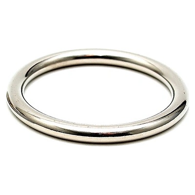 Rimba Solid Metal Cockring 8mm Thick