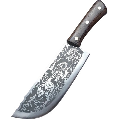 IZMAEL Kuchynský sekáčik Large Tiger Hnedá/Typ3 18.5 cm