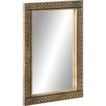 vidaXL Огледало за баня 50x70 см мангово дърво масив и стъкло (4018659)