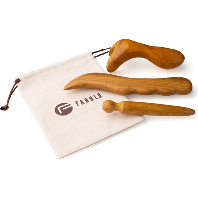 Fabulo Sada na maderoterapii chodidel Therapy Set + dárek: plátěný pytlíček