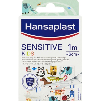 Hansaplast Kids Sensitive náplast zvířátka 1 m