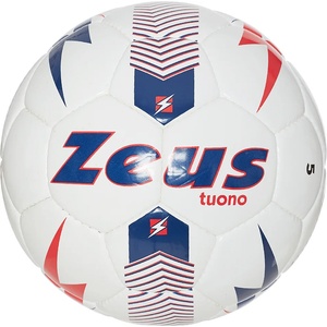 ZEUS Футболна топка Zeus Pallone Tuono Football white red