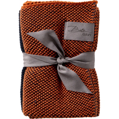 Södahl Малки кърпи за съдове Organic 30 x 30 см индигови и оранжеви 2 бр (12286)