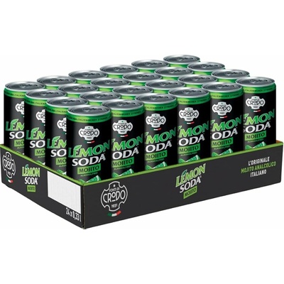 Lemonsoda Crodo Lemon soda Mojito 24 x 330 ml
