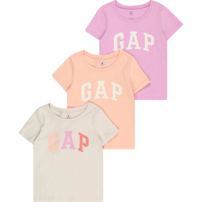 GAP Тениска бежово, оранжево, розово, размер 4