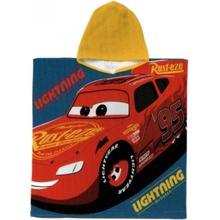 Cactus detské plážové pončo Autá / Cars McQueen a Cruz Ramirezová 100% bavlna 60 x 120 cm