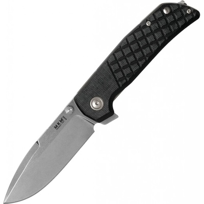 MKM MAXIMO Titanium frame and black canvas Micarta handle BÖHLER M390 MK MM-BCT