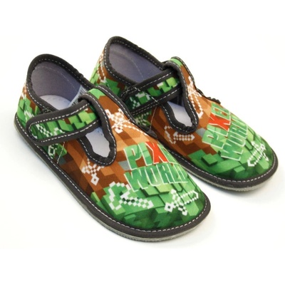 Ef Barefoot papuče 395 Pixel World – Zboží Mobilmania