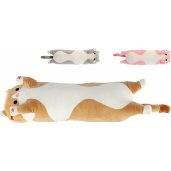 Teddies Mačka/Mačička ležiaca plyš 65x318