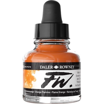 Daler Rowney FW Акрилно мастило Flame Orange 29, 5 ml 1 бр (160029687)