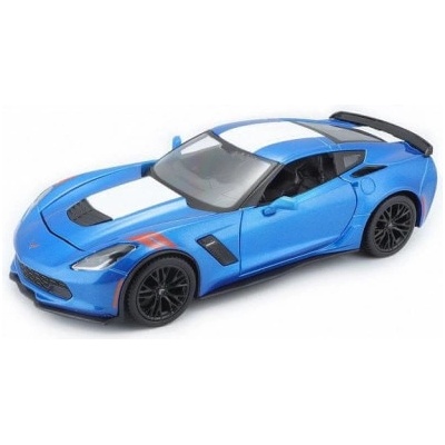 Maisto Corvette Grand Sport 2017 Modrá 1:24