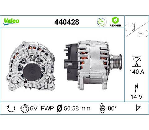 Alternátor VALEO 440428