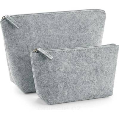 BagBase plstěná toaletní taška BG 724 grey melange