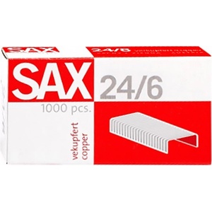 SAX Скоби sax 24/6 медни 1000 броя 7330063000 (7330063000)