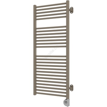 Vertaduro - Радиатор за баня с термостат MEG 600 W 118 x 50 см таупе (VR0081)