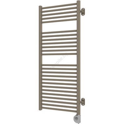 Vertaduro - Радиатор за баня с термостат MEG 600 W 118 x 50 см таупе (VR0081)