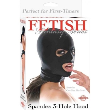 Fetish Fantasy Spandex 3 Hole Hood Maska na obličej