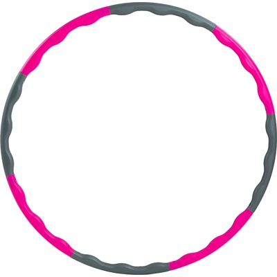 VFstyle Skladacia obruč Hula hoop 88 cm ružovo-sivá