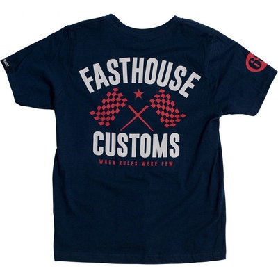 Fasthouse Youth 68 trick Tee Midnight Navy