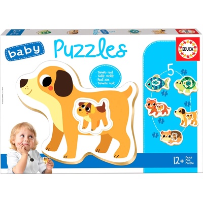 Educa - Puzzle 4in1 Baby Animals Pets - 1 - 39 piese