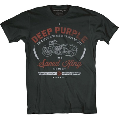 Deep Purple tričko Speed King čierne