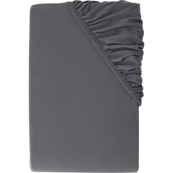 LIVARNO Žerzejové napínací prostěradlo šedé 180-200x200