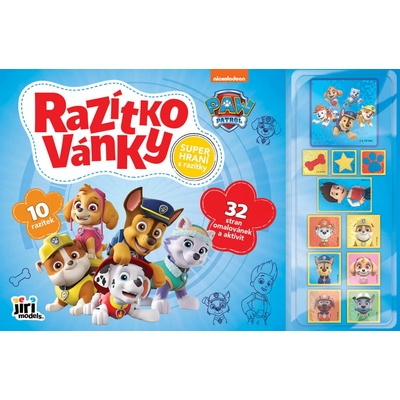 JIRI MODELS Razítkovánky Tlapková Patrola omalovánky 10 razítek
