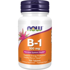 NOW Vitamin B-1 / Thiamine 100 mg [100 Таблетки]